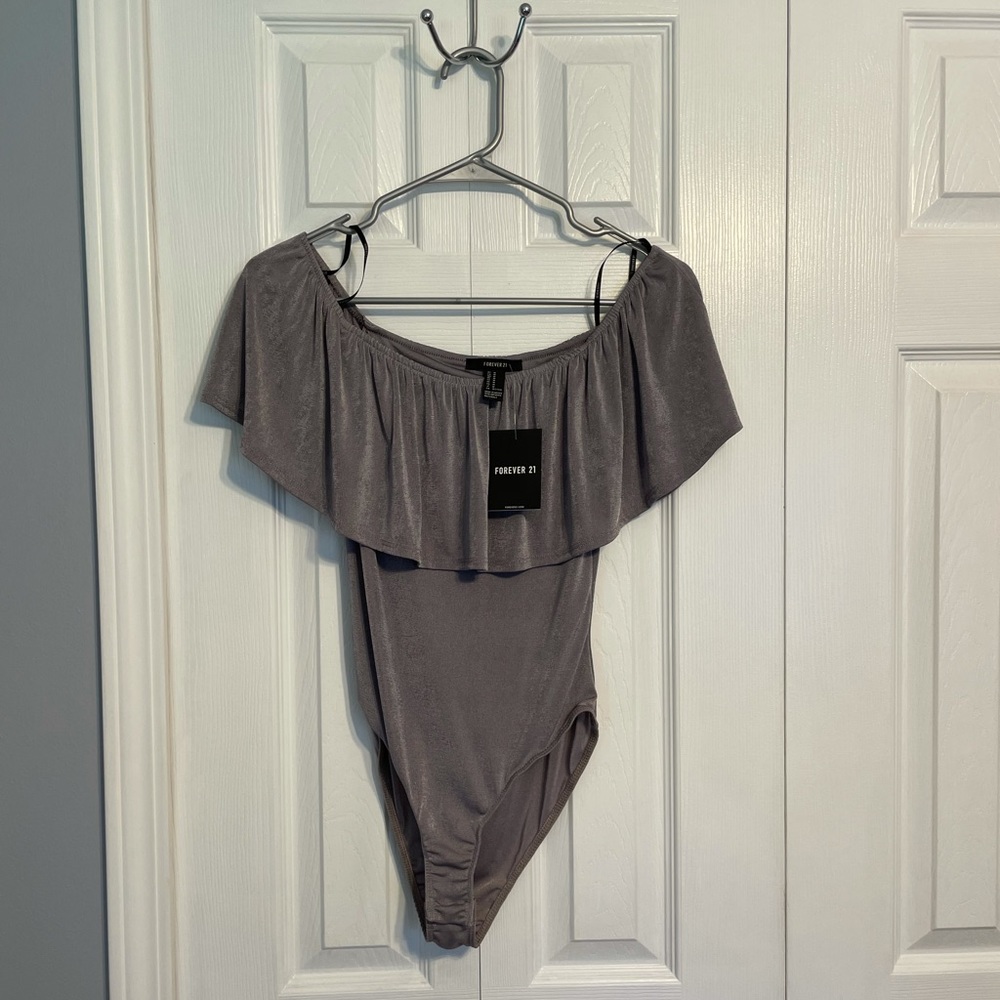 Forever 21 off the shoulder bodysuit